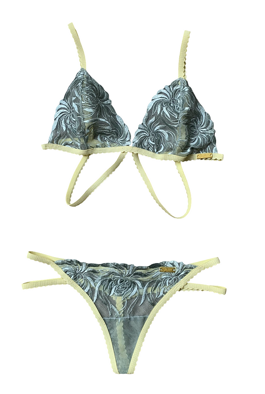 Cristina Color Block Lingerie Set