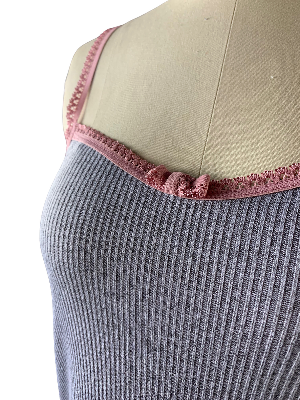Comfy Cotton Gray Slip - Image 2