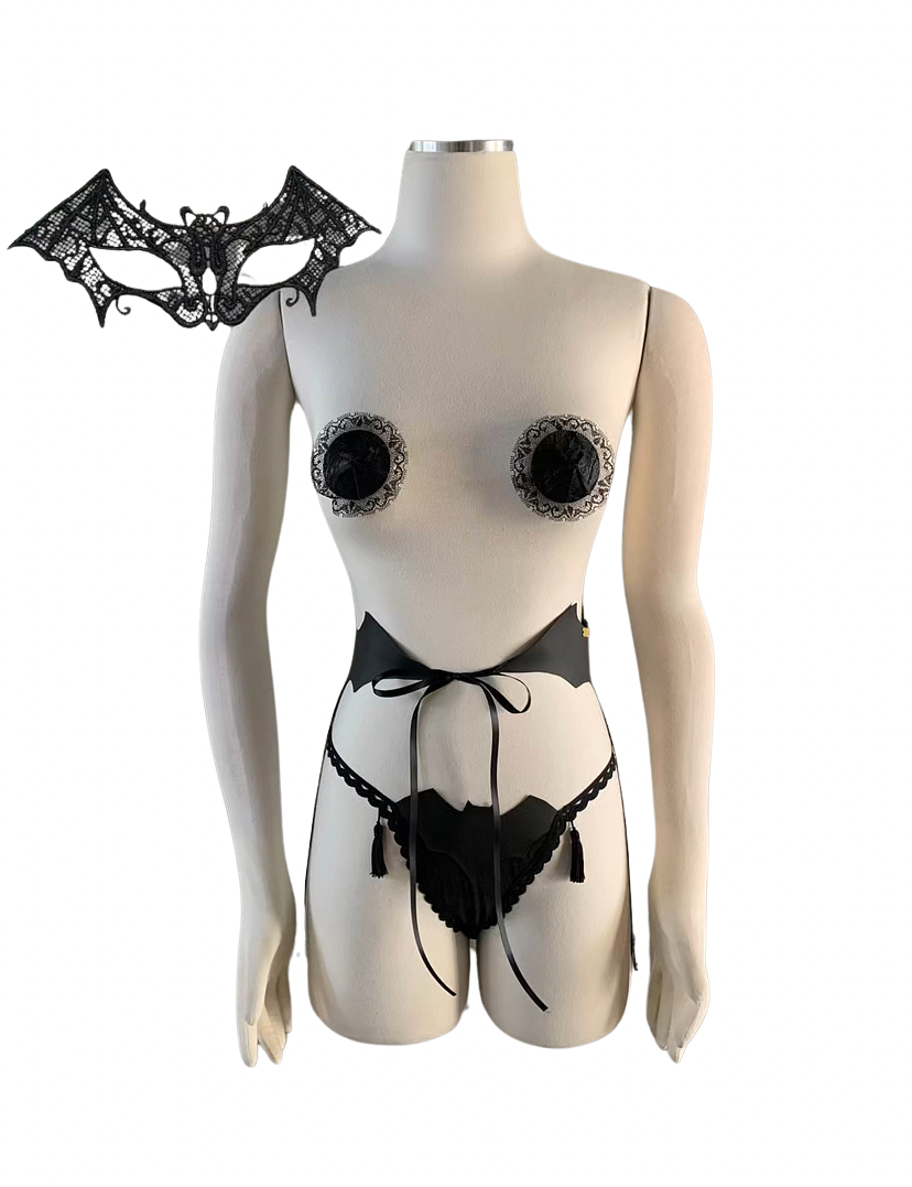 BATgirl Garter Set