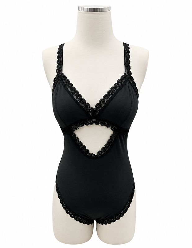 Amour Cotton Lace Bodysuit