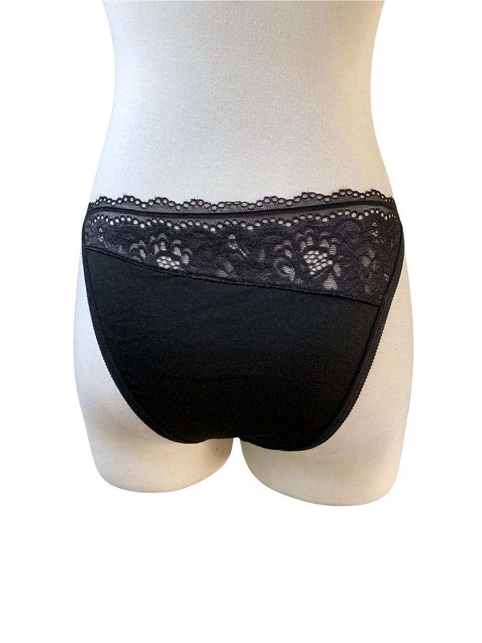 Asymmetrical Black Panty