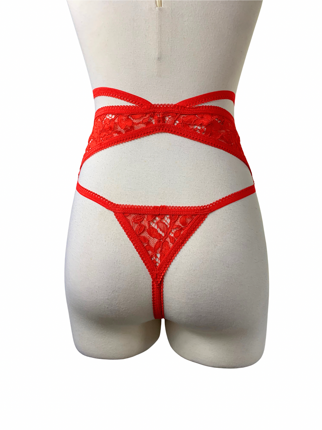 Red Garter Thong - Image 2