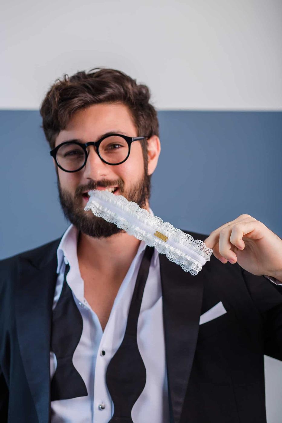 Immaculate Bridal Thong & Garter - Image 2