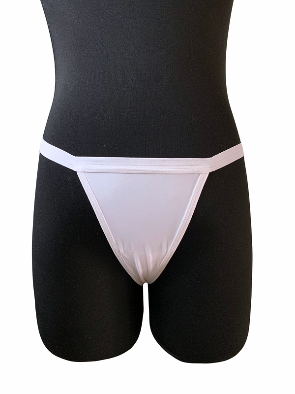 Seamless Workout White Thong